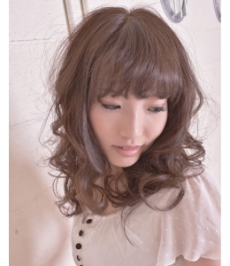 ふわっとピンクベージュ