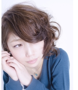 ミックスカーリーボブ